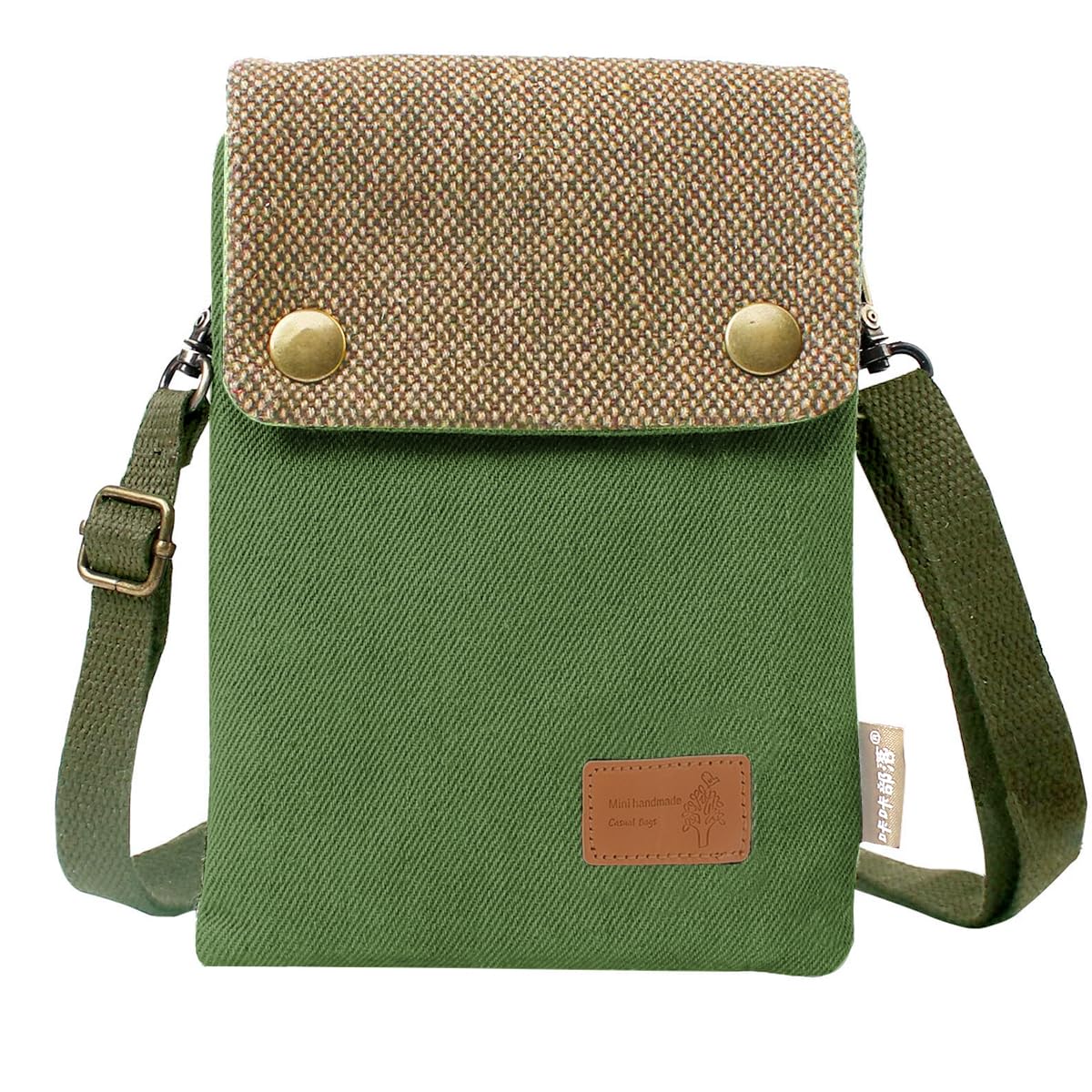 PALAY Sling Bag For Women Canvas Mini Mobile Pouch Credit Card Fashion Shoulder Bag Crossbody Bags For Women Wallets with Detachable Shoulder Strap PALAY Sling Bag For Women Canvas Mini Mobile Pouch Credit Card Fashion Shoulder Bag Crossbody Bags For Women Wallets with Detachable Shoulder Strap